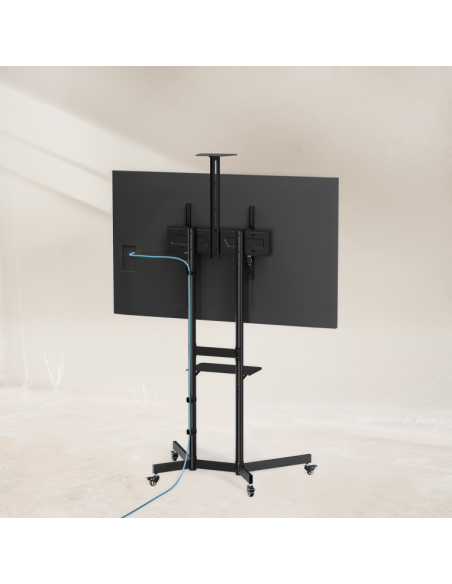 Soporte suelo con ruedas tooq vesa hasta 70 pulgadas 600x400mm max 70kg Soporte suelo con ruedas tooq vesa hasta 70 pulgadas 600x400mm max 70kg