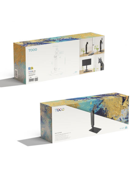 Soporte mesa tooq vesa hasta 32 pulgadas 100x100 max 8kg
