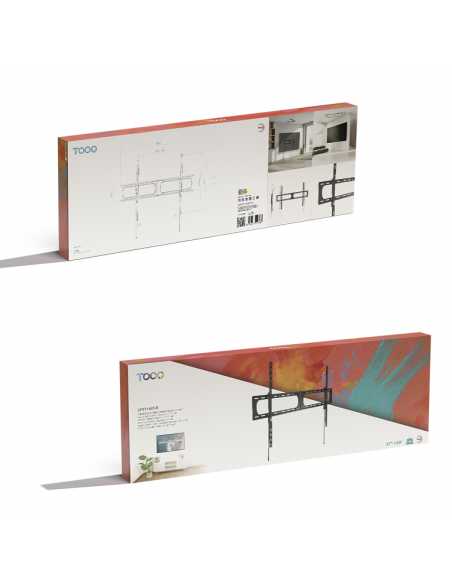 Soporte pared tooq vesa hasta 140 pulgadas 1200x800mm max 125kg Soporte pared tooq vesa hasta 140 pulgadas 1200x800mm max 125kg