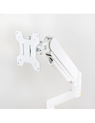 Soporte mesa tooq vesa hasta 34 pulgadas 100x100mm max 10kg blanco