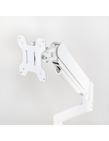 Soporte mesa tooq vesa hasta 34 pulgadas 100x100mm max 10kg blanco