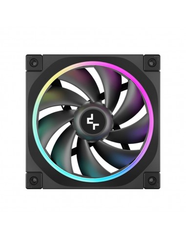 Ventilador caja deepcool fl12 argb 120mm negro