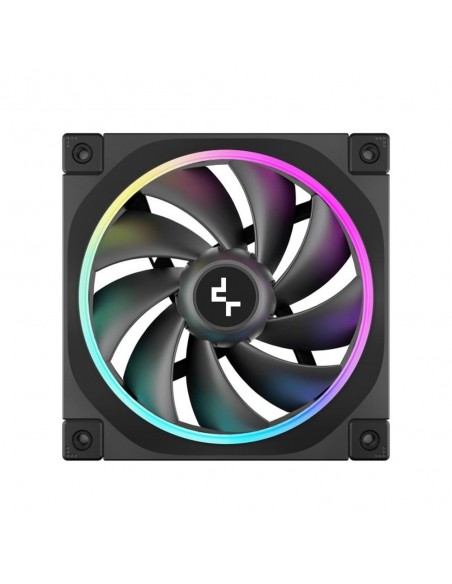 Ventilador caja deepcool fl12 argb 120mm negro
