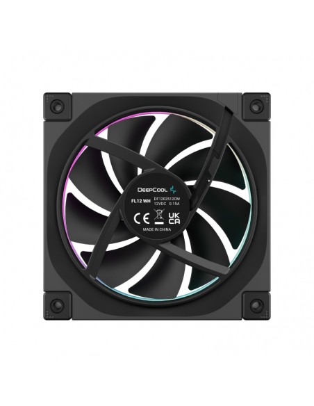 Ventilador caja deepcool fl12 argb 120mm negro Ventilador caja deepcool fl12 argb 120mm negro