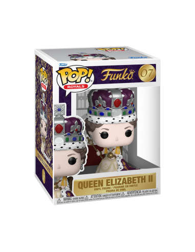 Funko pop premium reina isabel ii (coronacion)