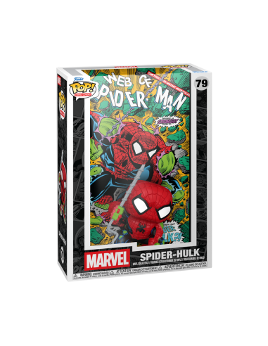 Funko pop comic covers marvel spider - hulk