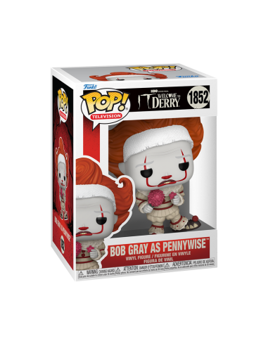 Funko pop tv: it bienvenido a derry bob gray como pennywise