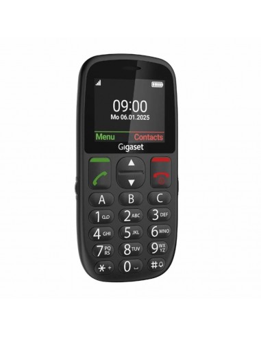 Telefono movil gigaset gl395 negro para mayores