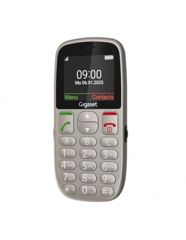 Telefono movil gigaset gl395 gris para mayores