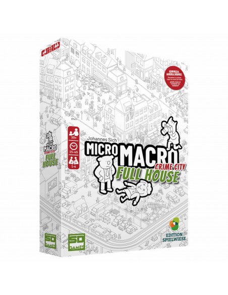Juego de mesa micro macro full house pegi 10