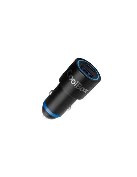 Cargador usb para coche coolbox 45w usb tipo a - usb tipo c
