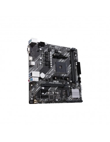 Placa base asus amd prime a520m - k socket am4 ddr4 x2 max 64gb 3200 mhz d - sub hdmi matx