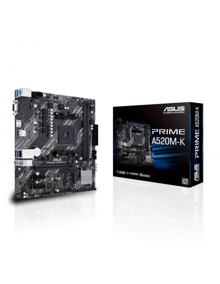 Placa base asus amd prime a520m - k socket am4 ddr4 x2 max 64gb 3200 mhz d - sub hdmi matx Placa base asus amd prime a520m - k socket am4 ddr4 x2 max 64gb 3200 mhz d - sub hdmi matx