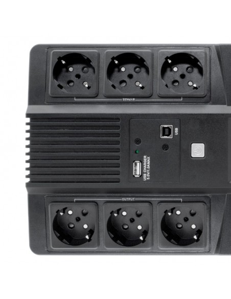 Sai coolbox scudo3 800va lcd 6 enchufes schuko Sai coolbox scudo3 800va lcd 6 enchufes schuko