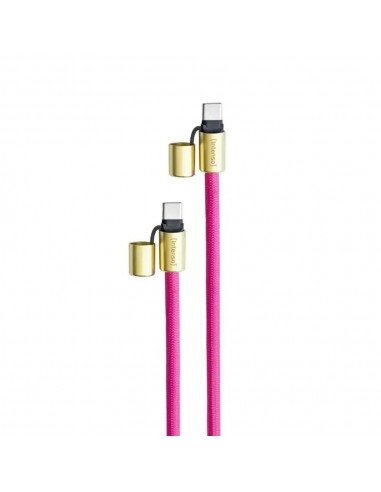 Cable usb tipo c intenso 1.65m - macho - macho - rosa