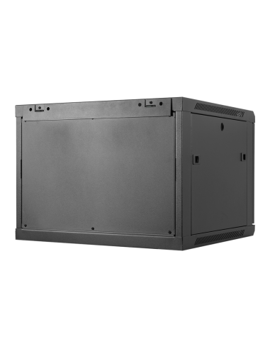 Armario rack mural 19 pulgadas phasak pro 9u 600x450 desmontado (envio flat pack) (incluyen 2 vent bolsa tornilleria)