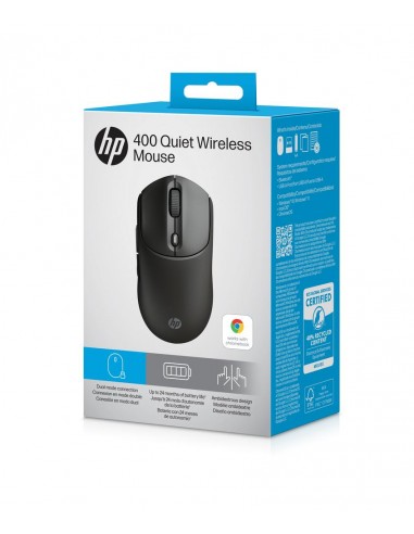 Raton inalambrico hp 400 dual - negro