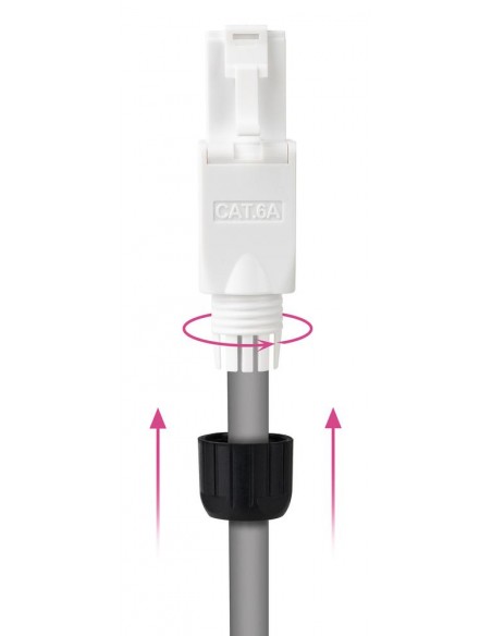 Conector rj45 nanocable utp cat.6a auto - crimpable (10 ud) Conector rj45 nanocable utp cat.6a auto - crimpable (10 ud)