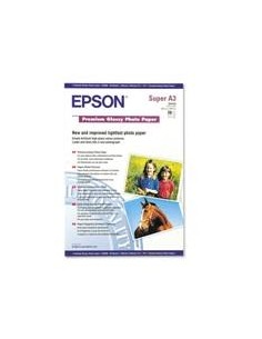 Papel epson s041316 premiun glossy photo a3+ 20 hojas 250g