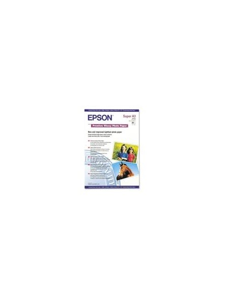 Papel epson s041316 premiun glossy photo a3+ 20 hojas 250g