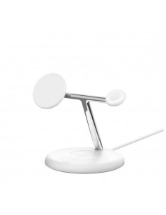 Base de carga inalambrica belkin wiz023vfwh 3 en 1 blanco