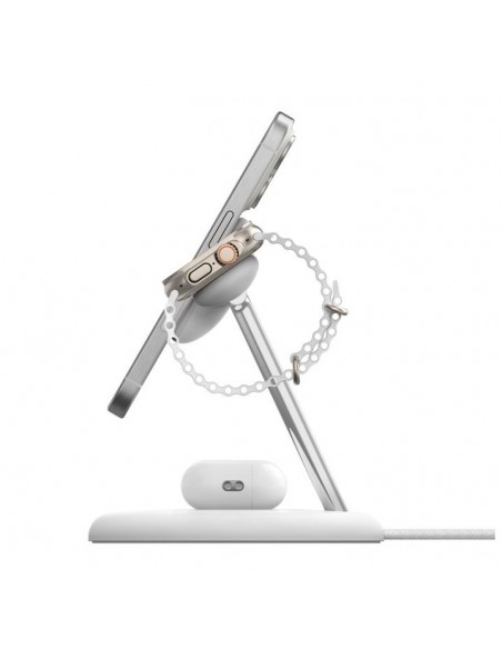 Base de carga inalambrica belkin wiz023vfwh 3 en 1 blanco