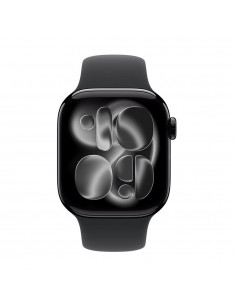 Smartwatch apple watch s11&nbsp;gps + cellular 42mm&nbsp;jet black aluminium case black sport band - s - m
