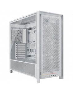 Caja ordenador gaming corsair frame 5000d rs atx cristal templado blanco