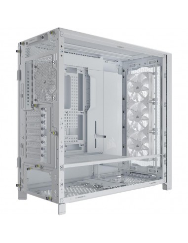 Caja ordenador gaming corsair frame 5000d rs atx cristal templado blanco
