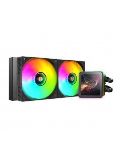 Kit refrigeracion liquida mars gaming mlvisionpro240 argb 2x 120mm negro