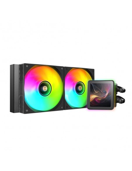 Kit refrigeracion liquida mars gaming mlvisionpro240 argb 2x 120mm negro