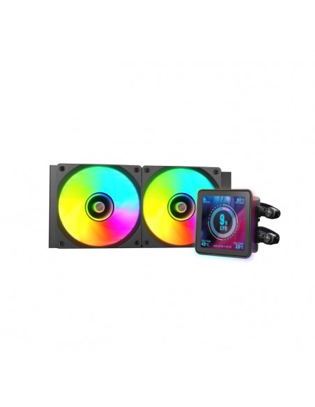 Kit refrigeracion liquida mars gaming mlvisionpro240 argb 2x 120mm negro