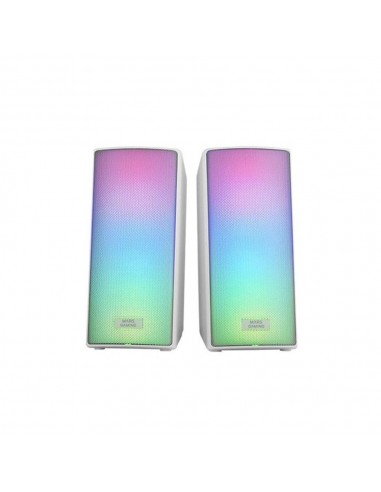 Altavoces mars gaming 2.0 msrgb2 blanco