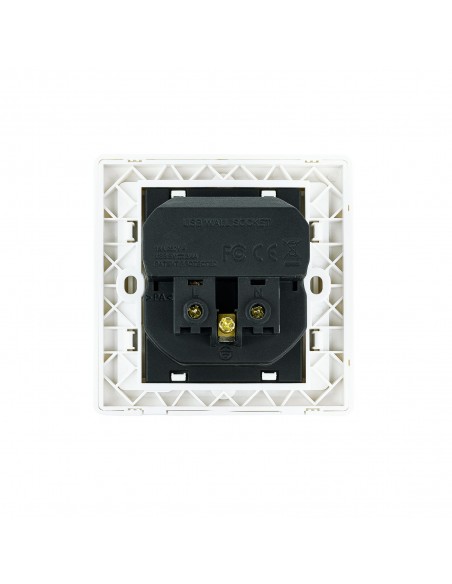 Enchufe nanocable tooq schuko - 2 tomas usb Enchufe nanocable tooq schuko - 2 tomas usb