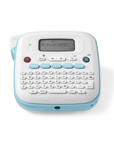 Rotuladora brother ptn25btql1 lcd - 1 linea - teclado qwerty