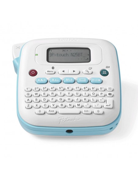 Rotuladora brother ptn25btql1 lcd - 1 linea - teclado qwerty