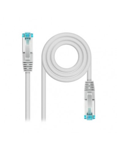 Latiguillo cable red nanocable rj45 lszh cat.7 3m gris 600mhz - 3m - awg26