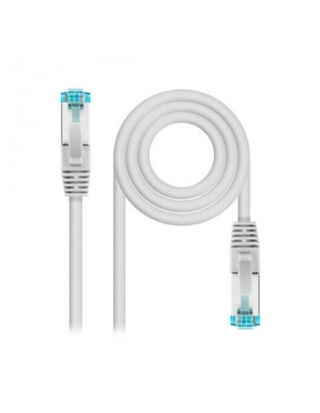 Latiguillo cable red nanocable rj45 lszh cat.7 3m gris 600mhz - 3m - awg26