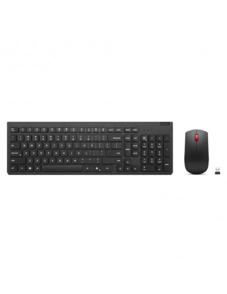 Teclado + raton lenovo essential inalambrico negro