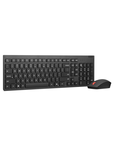 Teclado + raton lenovo essential inalambrico negro