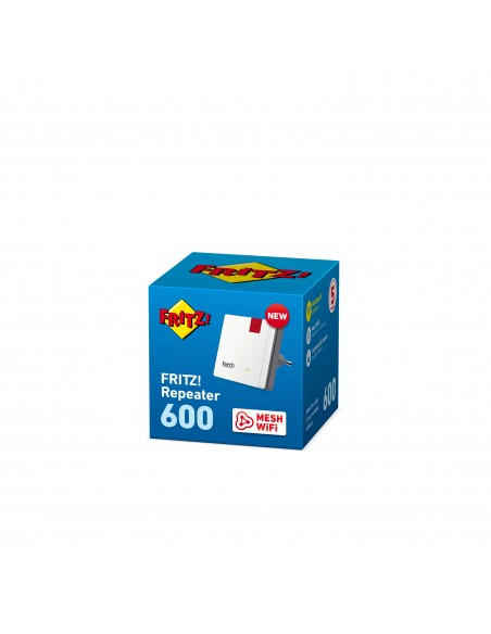 Repetidor wifi - extensor de cobertura fritz! 600mbps - mesh - mimo 2x2 - mps - bajo consumo Repetidor wifi - extensor de cobertura fritz! 600mbps - mesh - mimo 2x2 - mps - bajo consumo