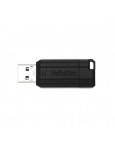 Memoria usb 2.0 verbatim pinstripe 32gb negro