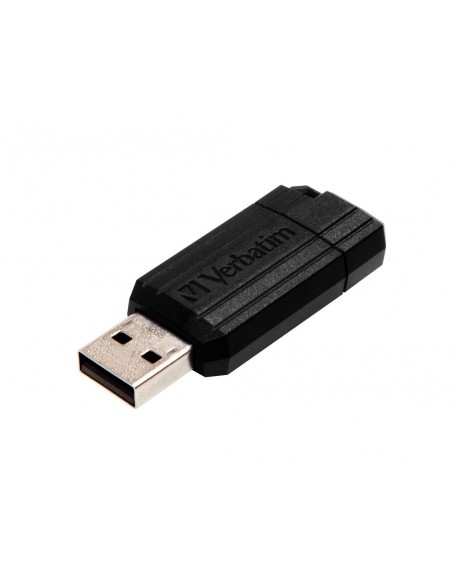 Memoria usb 2.0 verbatim pinstripe 32gb negro