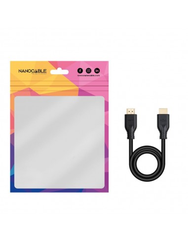 Cable hdmi v2.0 nanocable 4k@60hz 18gbps ccs 1.5 m