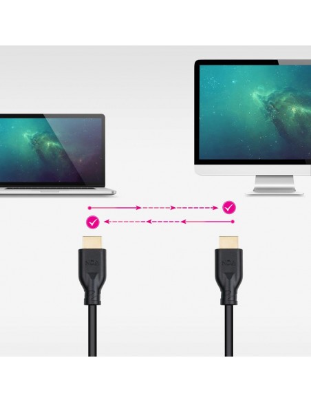 Cable hdmi v2.0 nanocable 4k@60hz 18gbps ccs 3 m