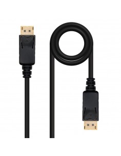 Cable displayport dp - m - dp - m nanocable negro 1.5 m