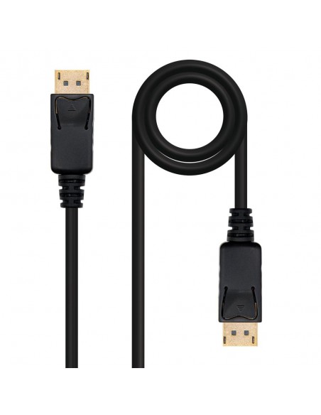 Cable displayport dp - m - dp - m nanocable negro 1.5 m