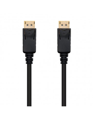 Cable displayport dp - m - dp - m nanocable negro 1.5 m