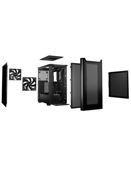 Caja ordenador bequiet pure base airflow 501 atx negra