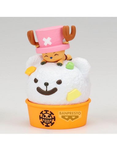 Figura banpresto one piece paldoce collection chopper - bepo & heart pirates(b:tony tony chopper)